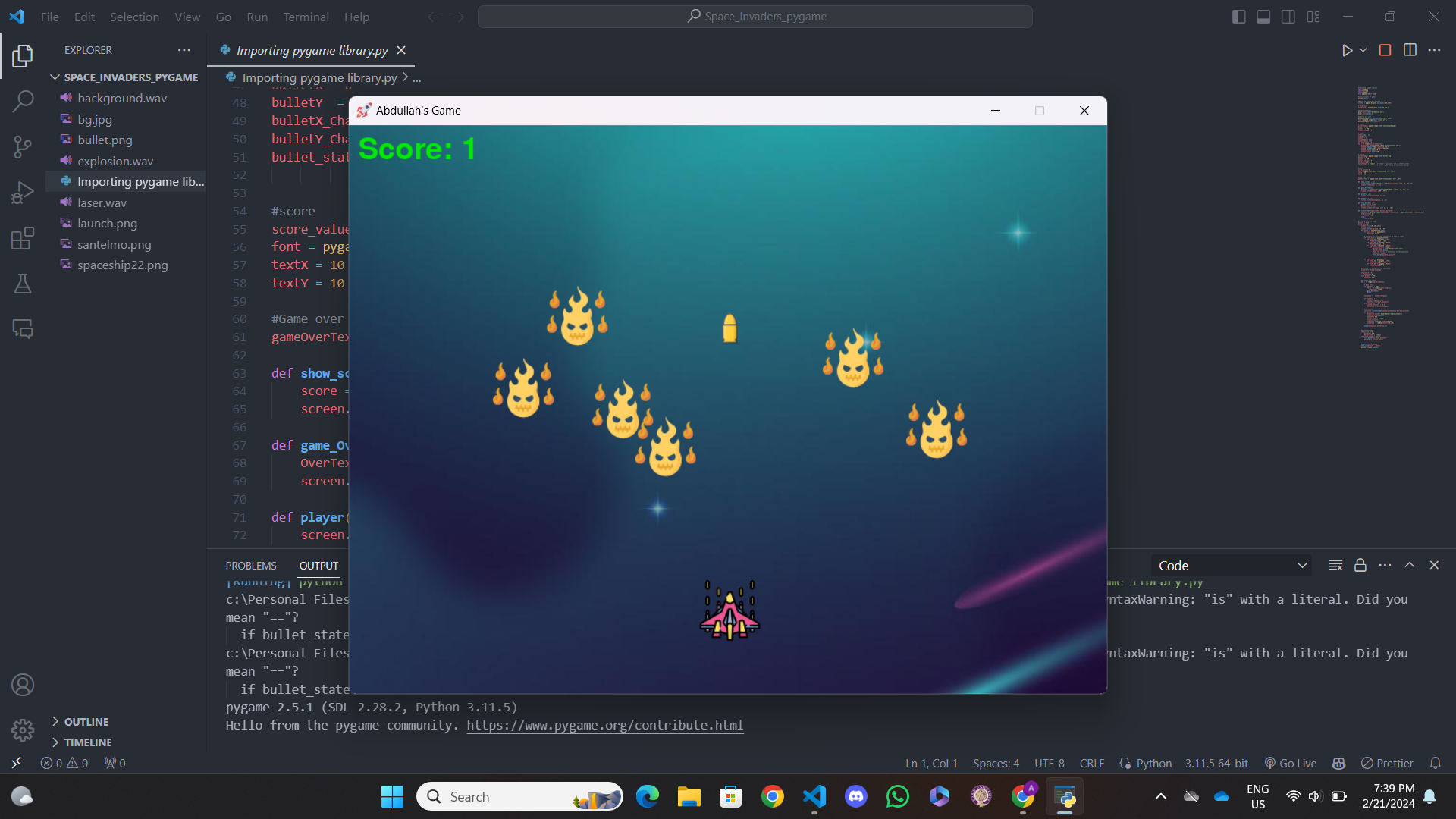 Space Invaders Game